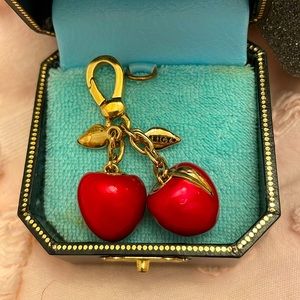 RARE Juicy Couture Cherry charm YJRU0409 NWT tagged box